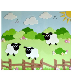 FMM  Cortadores, Nubes Esponjosas Set/5u.