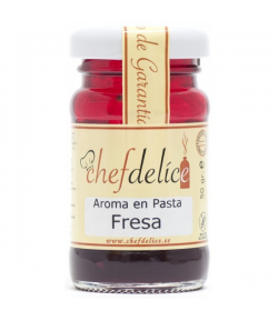 Chefdelice Aroma en Pasta, Fresa 50gr.