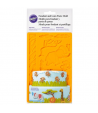 Wilton Molde para Fondant y Pasta de Goma, Animales de la Selva 1u.