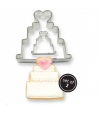 PME Cortadores, Tarta Nupcial Set/2u.