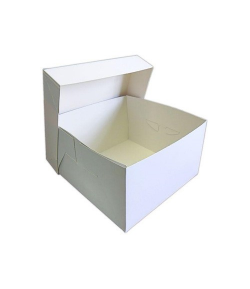 Pastkolor Caja para Tartas, Blanca 45X45X15cm.