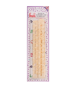 FMM  Cortadores Tappit, Letras Mayusculas y Numeros Mágicos Set/3u.