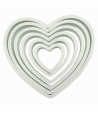 PME Cortadores, Corazones Set/6u.