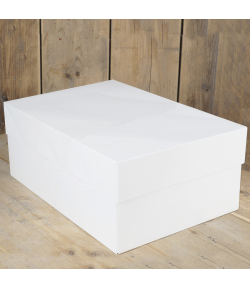 FunCakes Caja Tarta -Blanca 40x30x15cm- 1u.