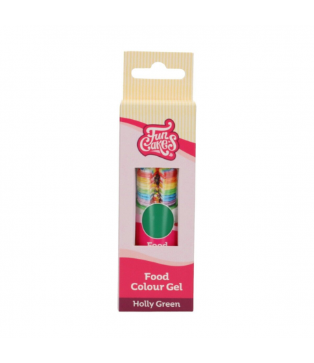FunCakes Edible FunColours Gel - Holly Green 30g