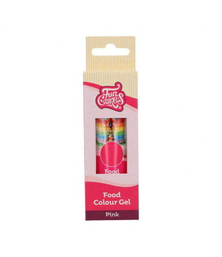 FunCakes Edible FunColours Gel - Pink 30g