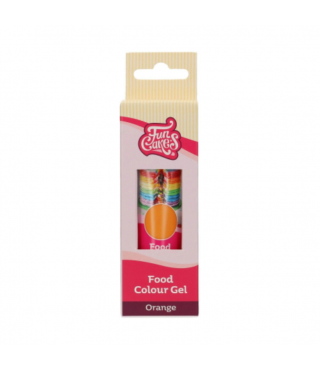 FunCakes Colorante en Gel, Naranja 30gr. FunColours