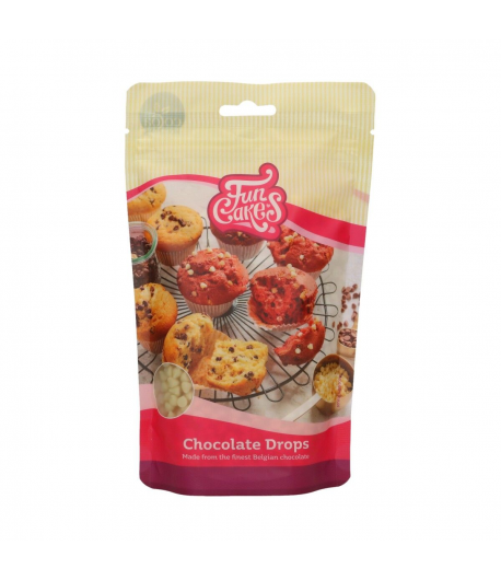 FunCakes Chips (Drops) Chocolate Blanco, 350gr.