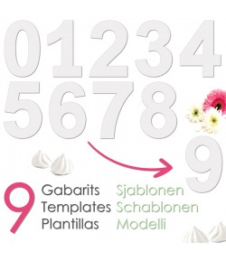 Plantillas Para Tartas Scrapcooking - Números