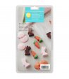 Wilton Molde para Candy o Choco, Mini Conejitos Mini Zanahorias