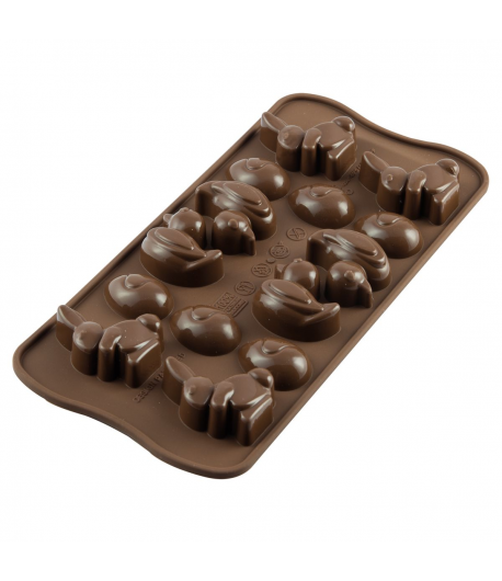 Silikomart Molde para Chocolate, Pascua 1u.