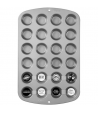 Wilton Molde para Mini Cupcakes 24 cavidades 3,5cm.