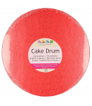 FunCakes Cake Drum Base Redonda Ø30,5cm -Rojo-
