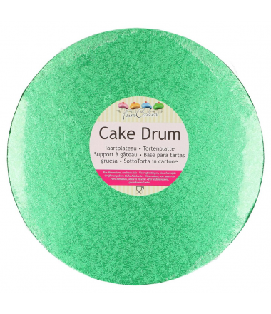 FunCakes Cake Drum Base Redonda Ø30,5cm -Verde Claro-