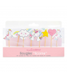 ScrapCooking Velas Unicornio Set/8u.