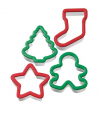 Wilton Cortadores, Árbol Estrella Bota y Muñeco  Set/4u.