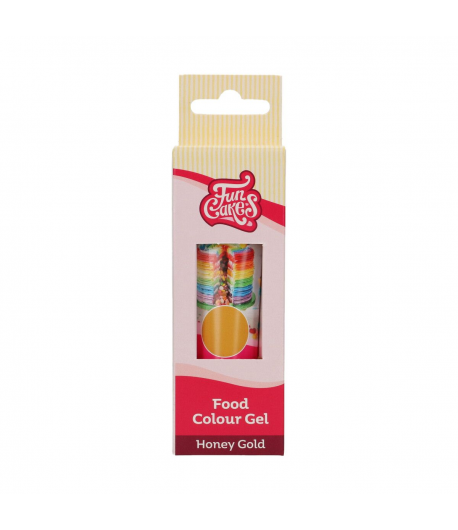 FunCakes Colorante en Gel, Honey Gold 30gr. FunColours