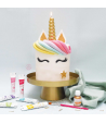 ScrapCooking Vela Cuerno De Unicornio Dorado 17,5cm