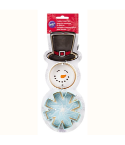 Wilton Cortadores, Muñeco de Nieve Set/2u.